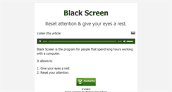 Desktop Screenshot of blackscreen1.com