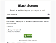 Tablet Screenshot of blackscreen1.com